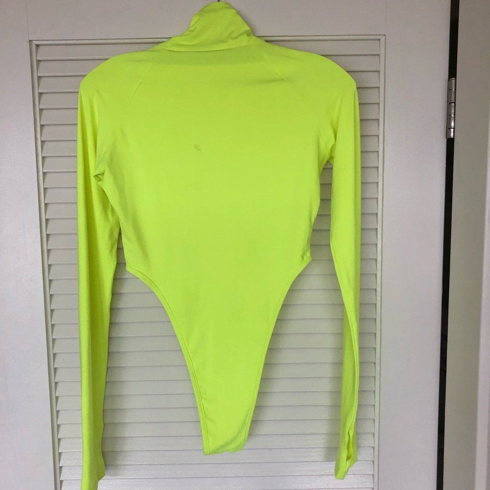 Neon Yellow Leotard